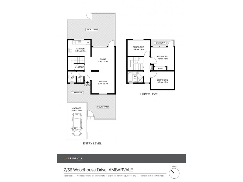 2/56 Woodhouse Drive, Ambarvale NSW 2560 Floorplan