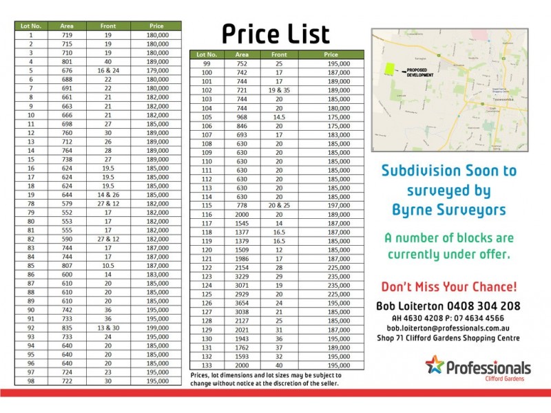Lot 128 Basset Crescent, Torrington QLD 4350