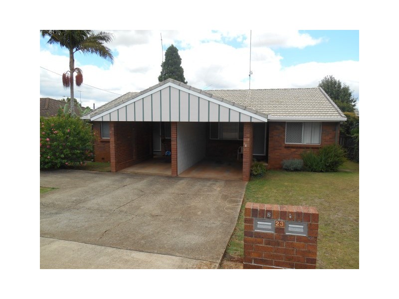 Units 1 and 2/23 Webb Street, Rangeville QLD 4350