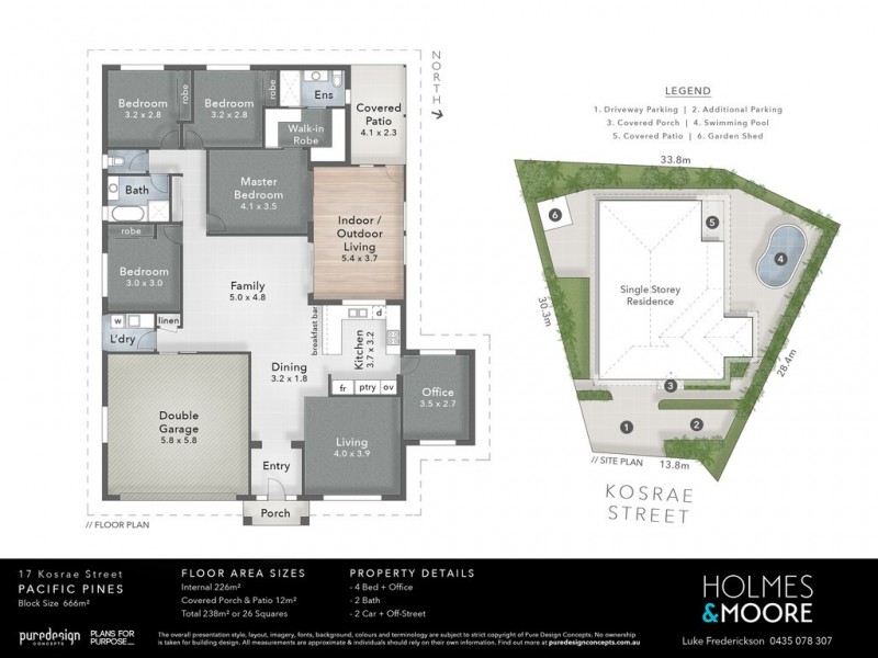 17 Kosrae Street, Pacific Pines QLD 4211 Floorplan