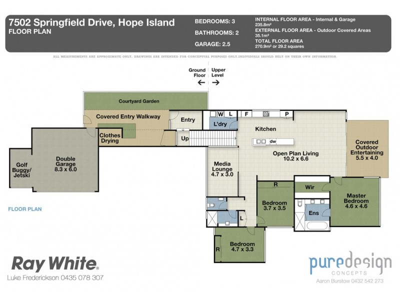 7502 Springfield Drive, Hope Island QLD 4212 Floorplan