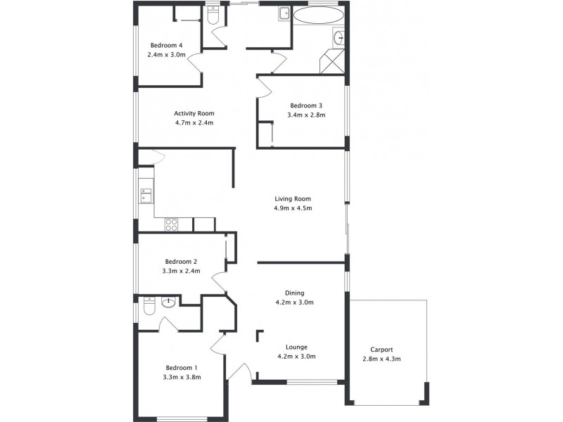 27 Ballard Mews, Success WA 6164 Floorplan