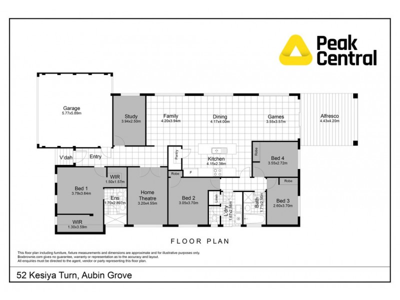 52 Kesiya Turn, Aubin Grove WA 6164 Floorplan
