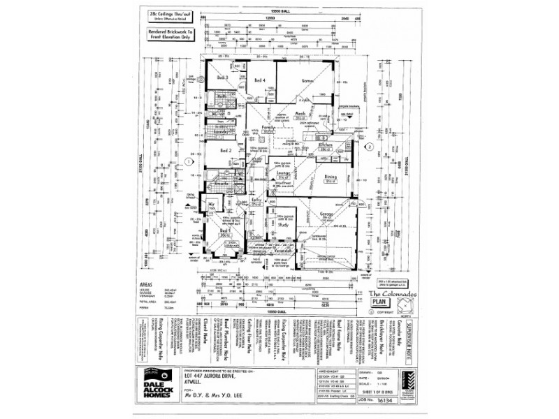 18 Aurora Drive, Atwell WA 6164 Floorplan
