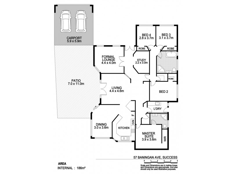 57 Baningan Avenue, Success WA 6164