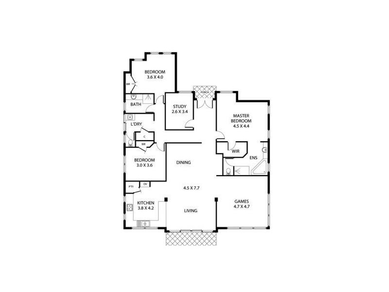 2 Bendee Drive, Atwell WA 6164 Floorplan