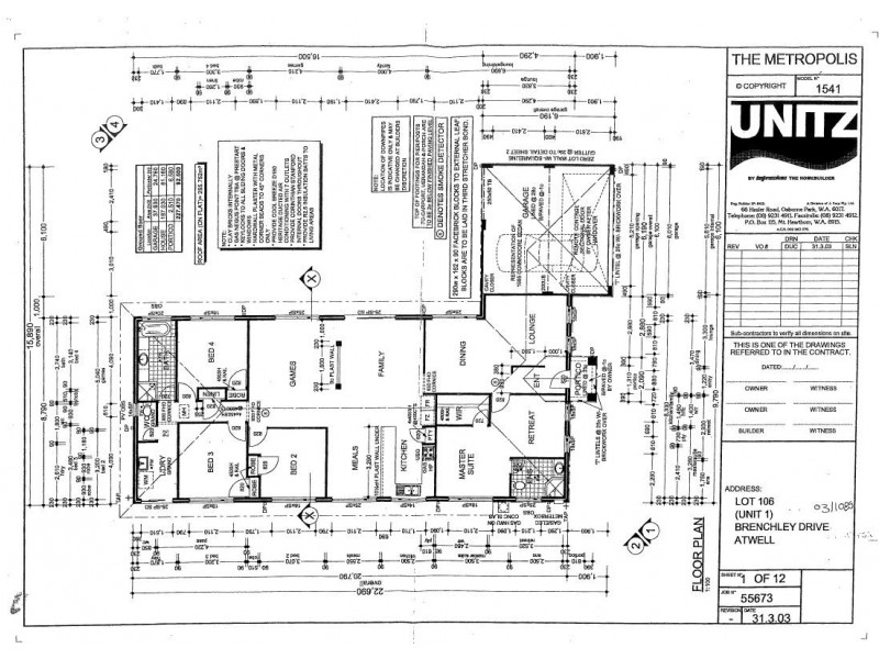 36 Brenchley Drive, Atwell WA 6164 Floorplan