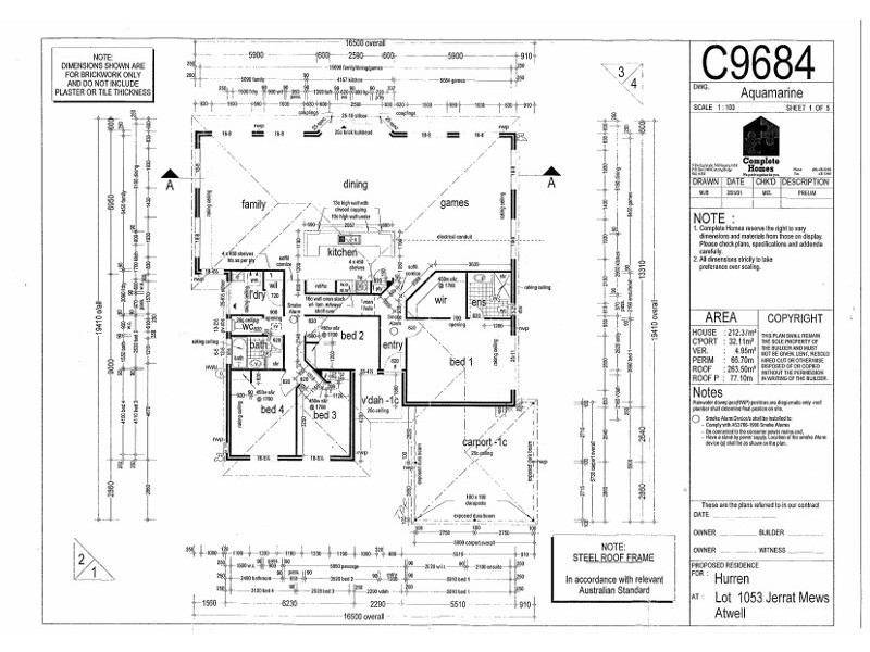 21 Jerrat Mews, Atwell WA 6164 Floorplan