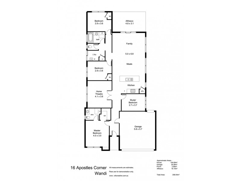 16 Apostles Corner, Wandi WA 6167 Floorplan