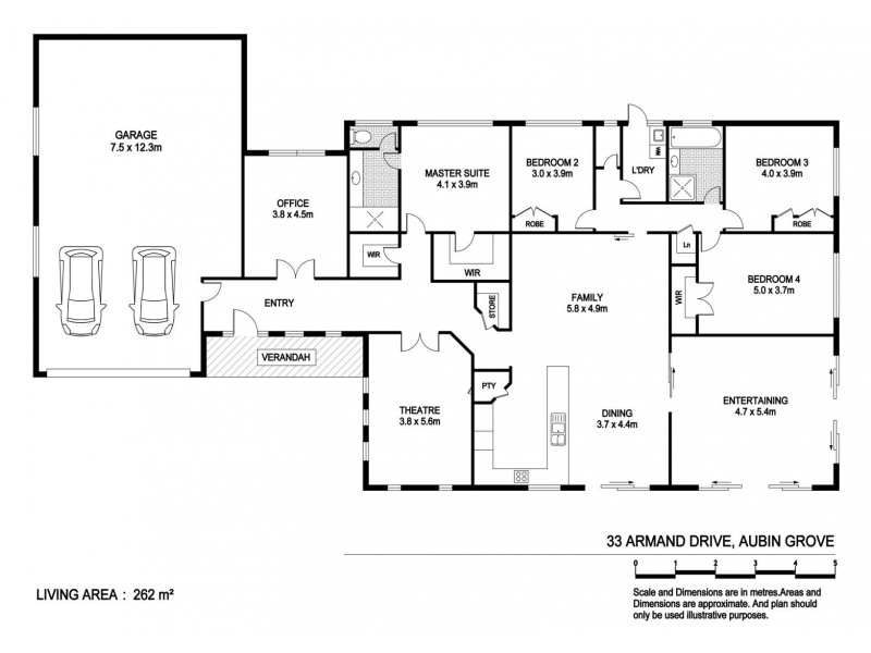 33 Armand Drive, Aubin Grove WA 6164 Floorplan