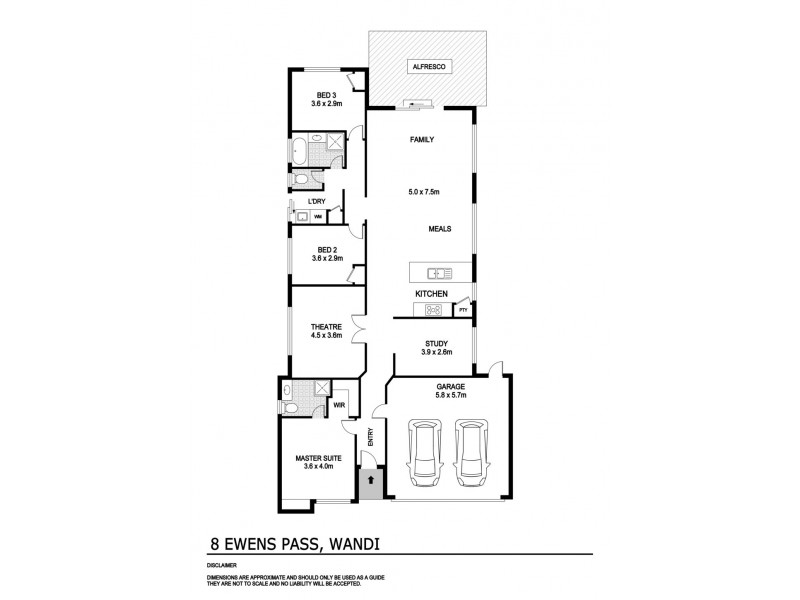 8 Ewens Pass, Wandi WA 6167 Floorplan