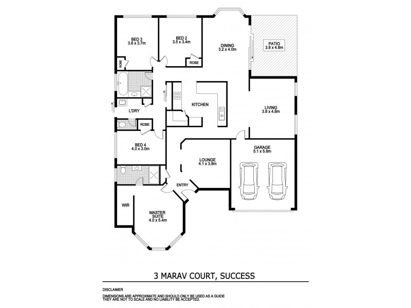 3 Marav Court, Success WA 6164 Floorplan