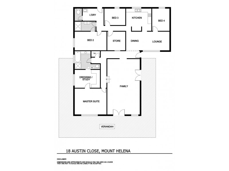 18 Austin Close, Mount Helena WA 6082 Floorplan
