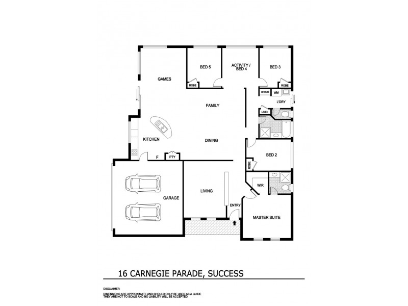 16 Carnegie Parade, Success WA 6164 Floorplan