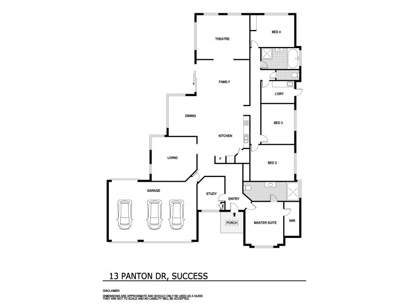 13 Panton Drive, Success WA 6164 Floorplan