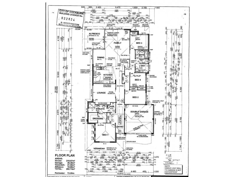 13 Jurien Way, Hammond Park WA 6164 Floorplan