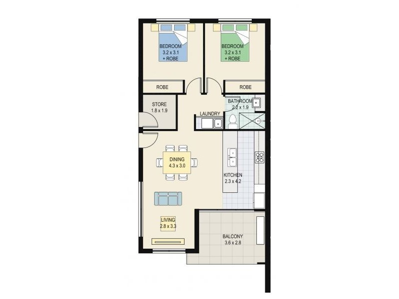 U11 55 Flourish Loop, Atwell WA 6164 Floorplan
