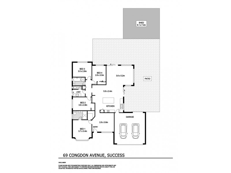 69 Congdon Avenue, Beeliar WA 6164 Floorplan