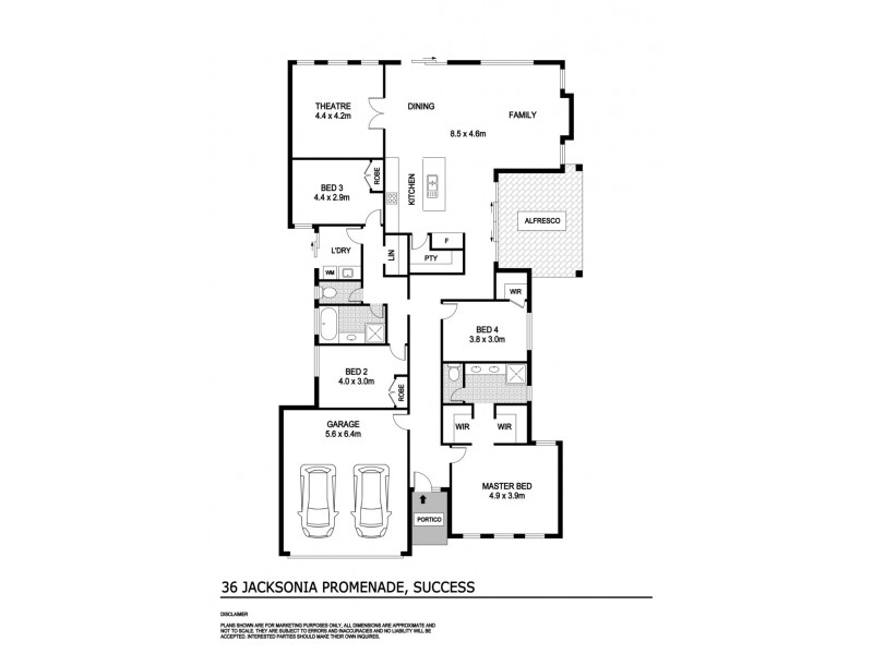 36 Jacksonia Promenade, Success WA 6164 Floorplan