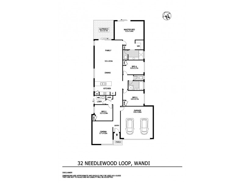 32 Needlewood Loop, Wandi WA 6167 Floorplan