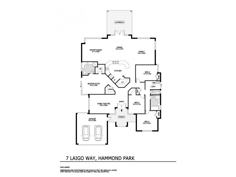 7 Laigo Way, Hammond Park WA 6164 Floorplan