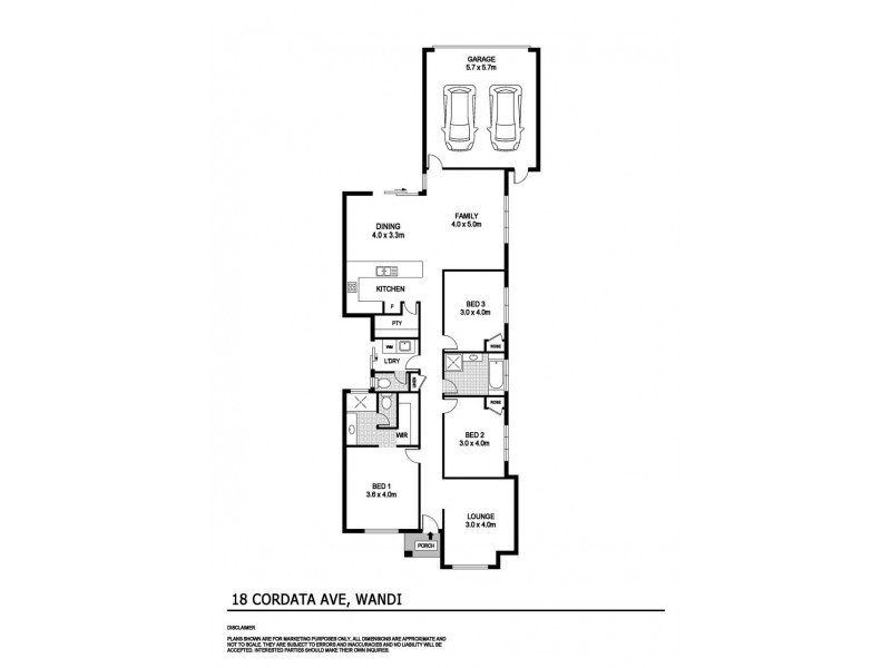18 Cordata Avenue, Wandi WA 6167 Floorplan