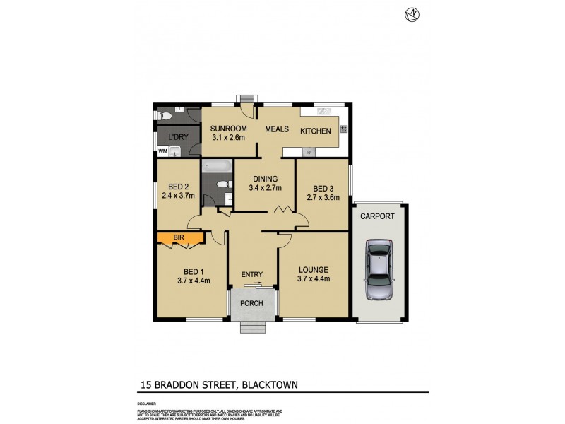 15 Braddon Street, Blacktown NSW 2148 Floorplan