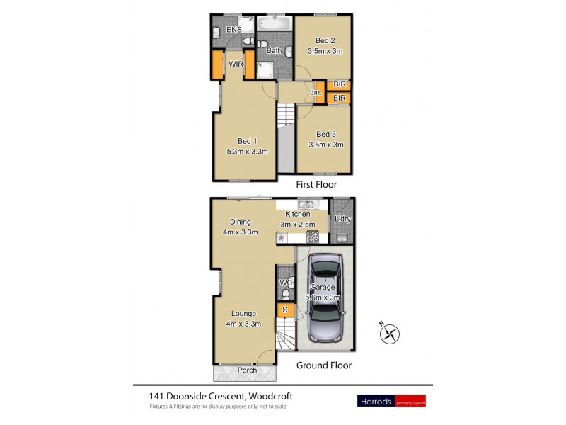 141 Doonside Crescent, Woodcroft NSW 2767 Floorplan