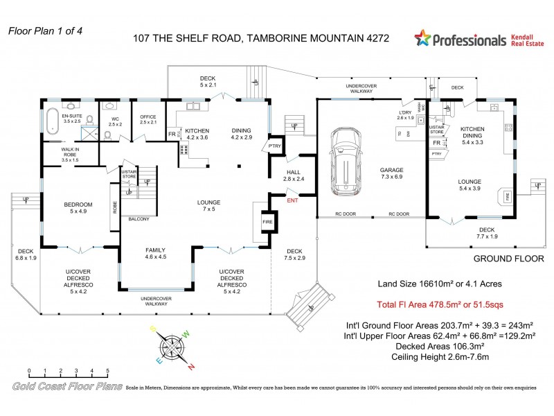 107 The Shelf Road, Tamborine Mountain QLD 4272 Floorplan