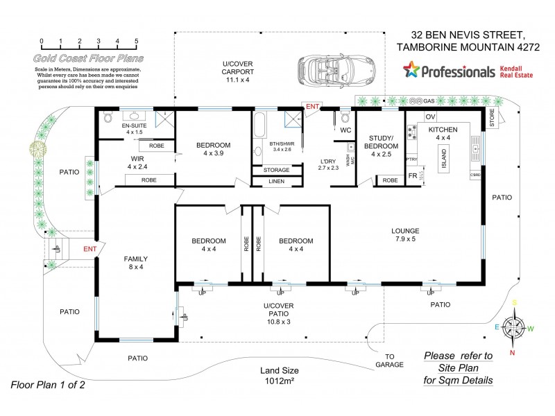 32 Ben Nevis Street, Tamborine Mountain QLD 4272 Floorplan