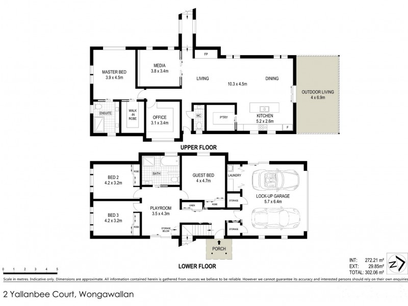 2 Yallanbee Court, Wongawallan QLD 4210 Floorplan