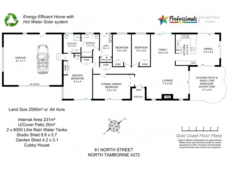 61 North Street, Tamborine Mountain QLD 4272 Floorplan