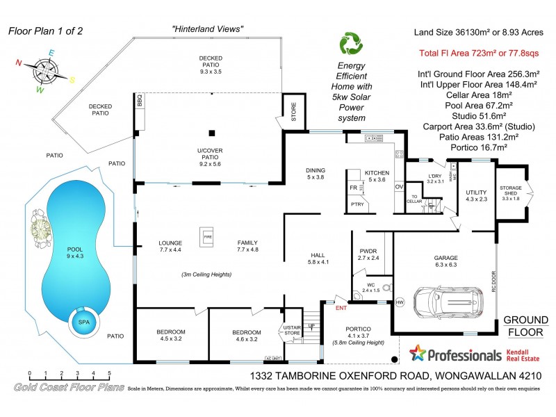 1332 Tamborine-Oxenford Road, Wongawallan QLD 4210 Floorplan