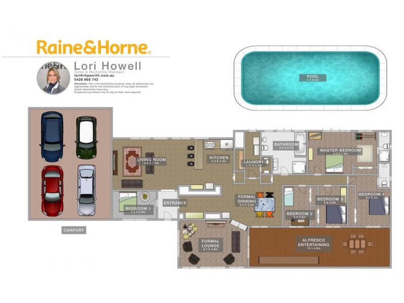 1 CARRINGTON ROAD, Londonderry NSW 2753 Floorplan