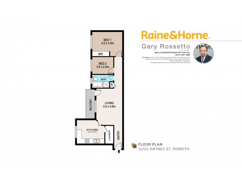 11/25 Haynes Street, Penrith NSW 2750 Floorplan