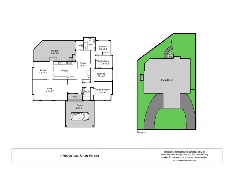 4 Robyn Avenue, South Penrith NSW 2750 Floorplan
