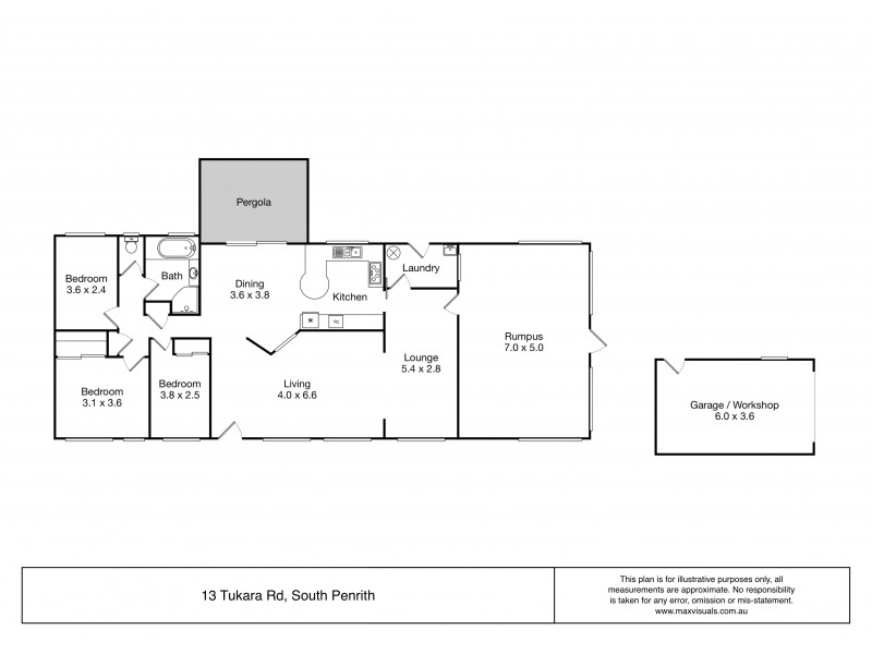 13 Tukara Road, South Penrith NSW 2750 Floorplan