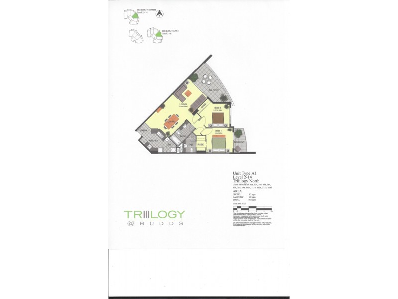 3104/21-31 Cypress Ave, Surfers Paradise QLD 4217 Floorplan