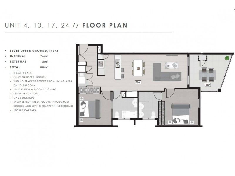 A24/30 Le Geyt Street, Windsor QLD 4030 Floorplan