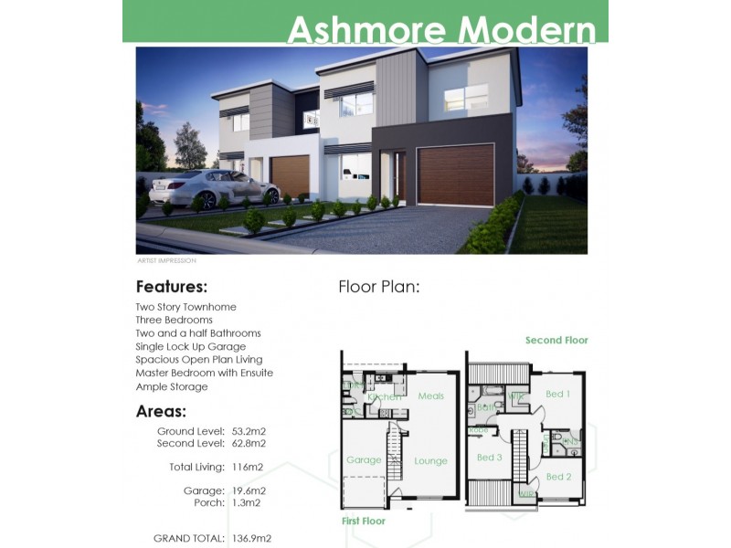 BRAND NEW TOWNHOUSE at 29 ORMSKIRK STREET, Calamvale QLD 4116