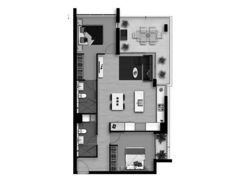 204/2 Maryvale Street, Toowong QLD 4066 Floorplan