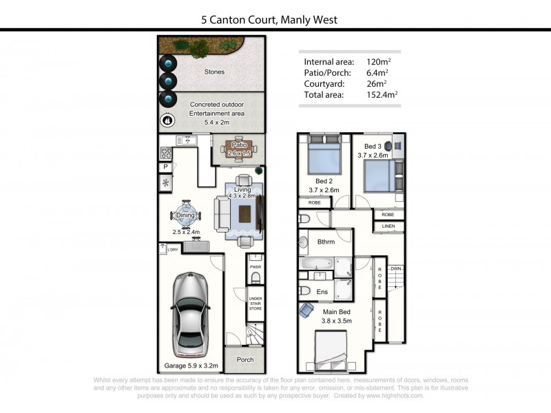 5/6 Canton Court, Manly West QLD 4179 Floorplan