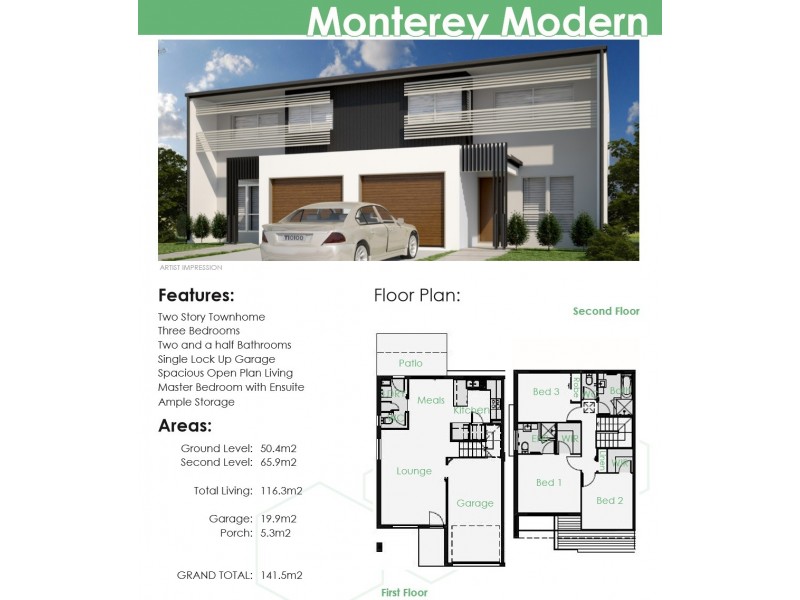 BRAND NEW TOWNHOUSE at 29 ORMSKIRK STREET, Calamvale QLD 4116