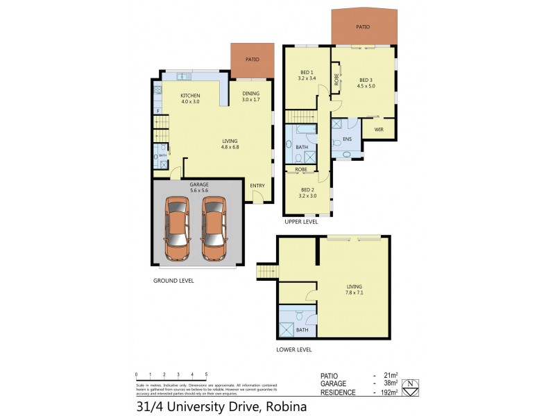31/4 UNIVERSITY DRIVE, Robina QLD 4226 Floorplan