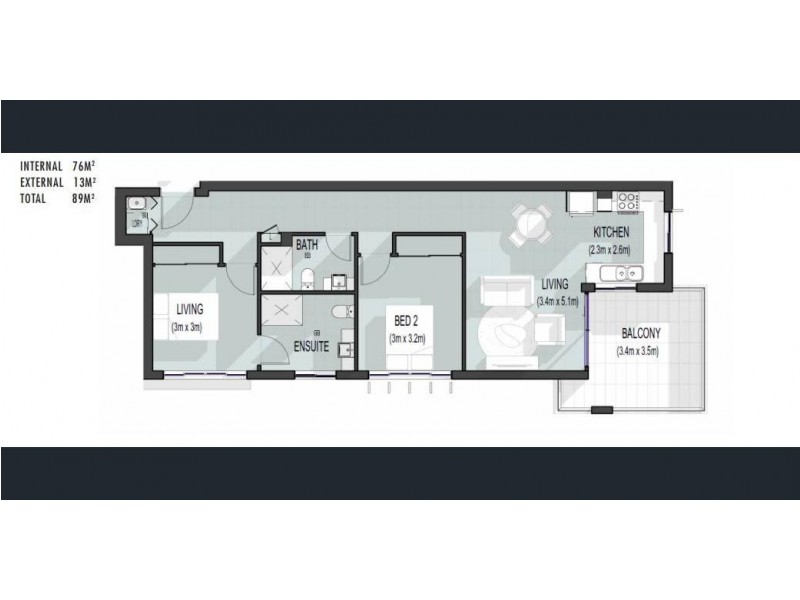 8/56 Hood Street, Sherwood QLD 4075 Floorplan