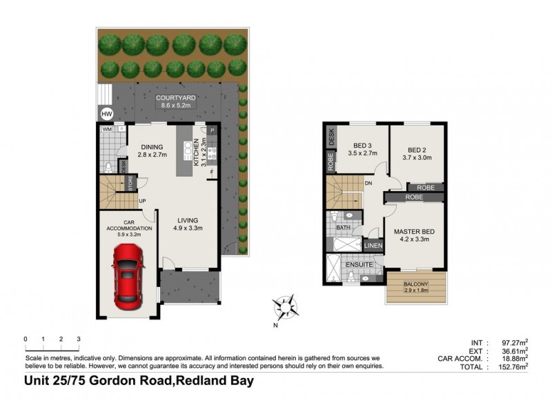 25/75 GORDON ROAD, Redland Bay QLD 4165 Floorplan
