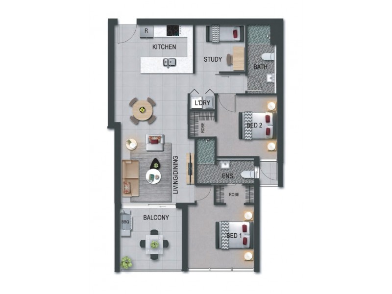 616 Main Street, Kangaroo Point QLD 4169 Floorplan