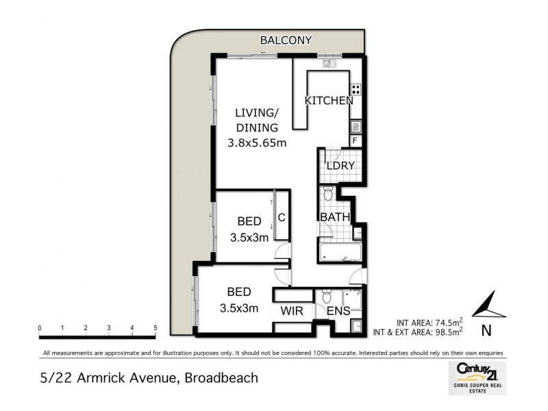 11/22 Armrick Ave, Broadbeach QLD 4218