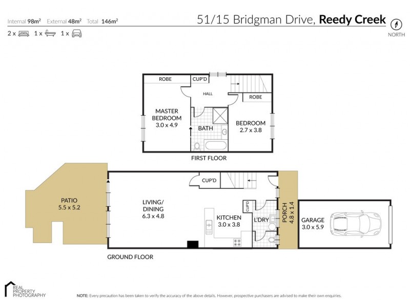 51/15 BRIDGMAN DRIVE, Reedy Creek QLD 4227 Floorplan