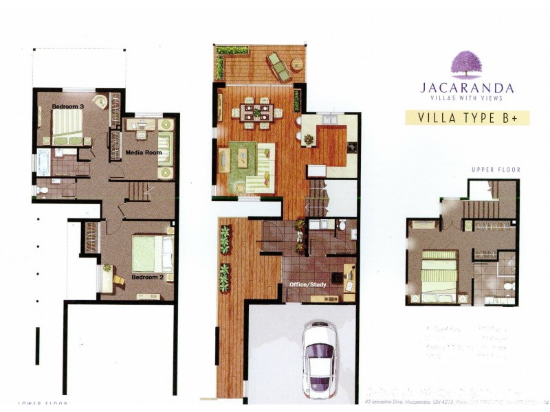 1/45 Lancashire Drive, Mudgeeraba QLD 4213 Floorplan